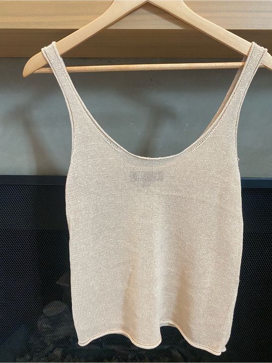 Zara Tops - Zara Knit Tank Top - Cream Sz S